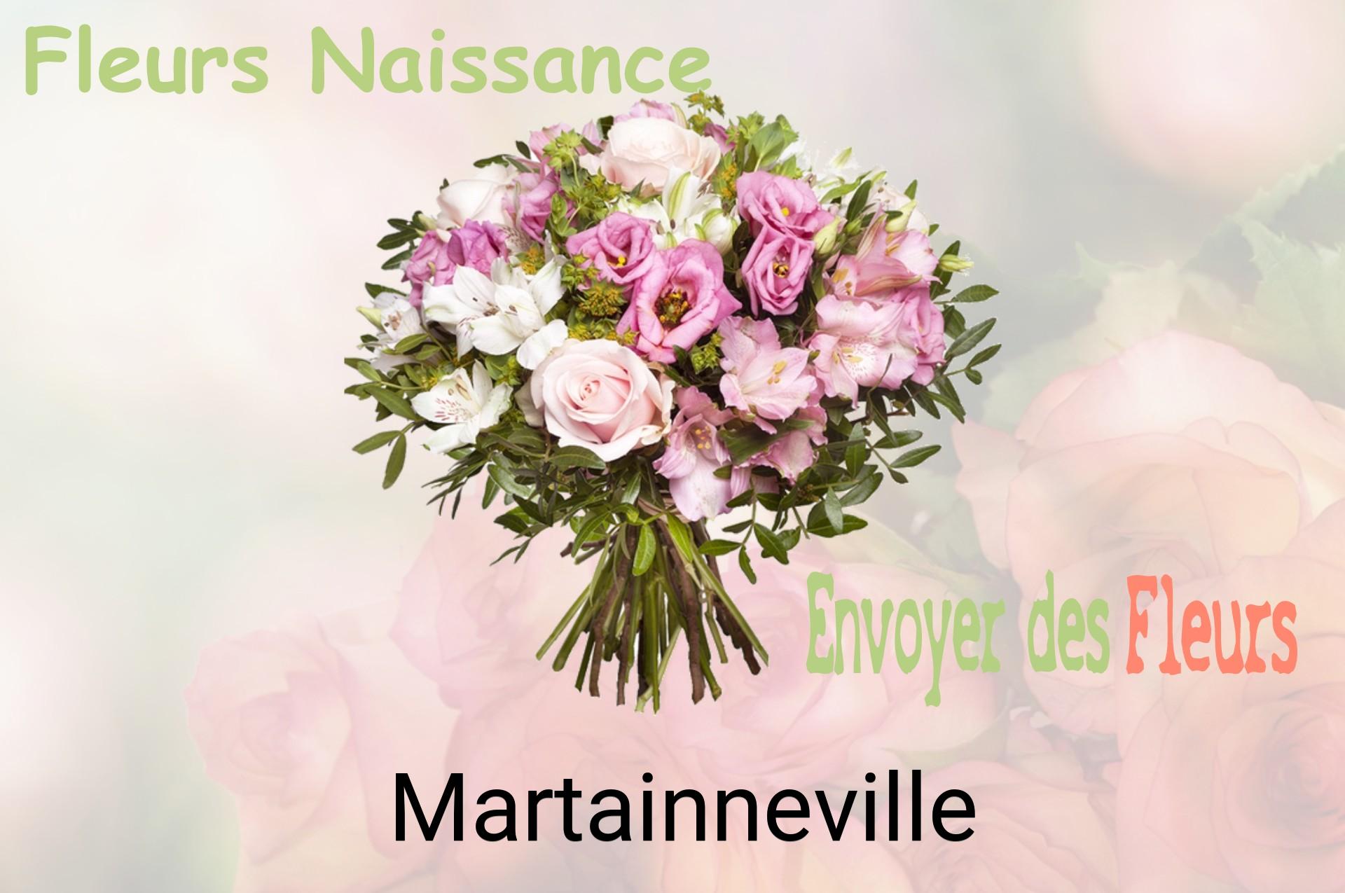 Bouquet de fleurs de naissance livré à Martainneville